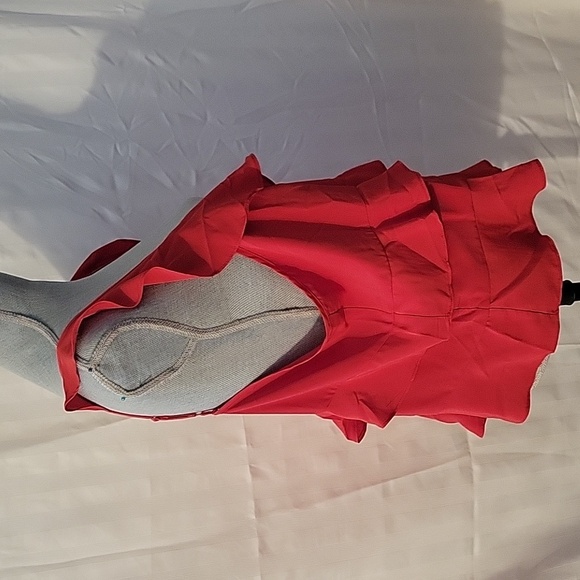 ADORE ME, Red Bay Lake Ruffled Cami, Size:  3X, NWT - Picture 3 of 10